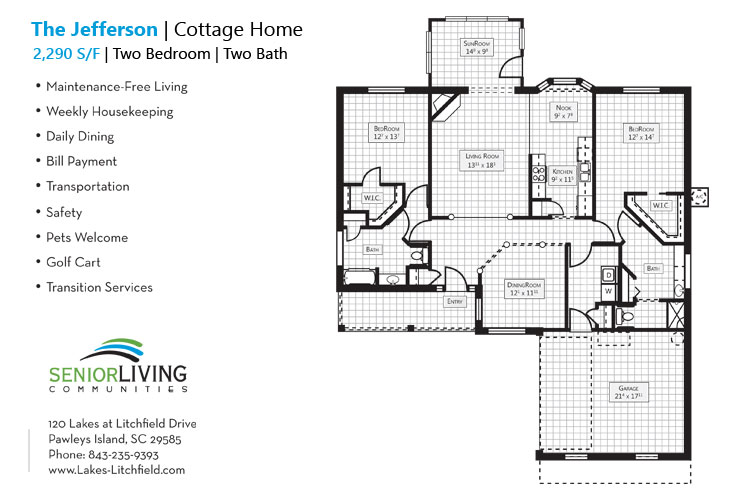 The Jefferson Cottage Home