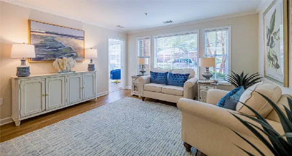 The Lakes at Litchfield Pawleys Island SC | Apartment Interior Family Room | 03-2023
